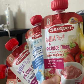 Набор пюре Semper из 4 вкусов 120г*4шт с 6 месяцев: отзыв пользователя Детский Мир