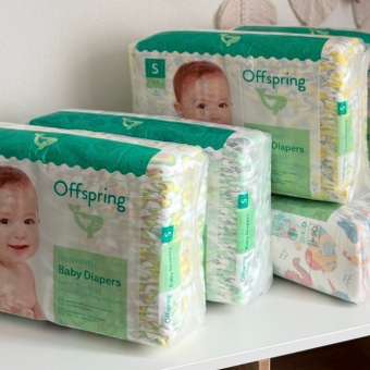 Трусики Offspring M (6-11 кг) 42 шт.: отзыв пользователя Детский Мир