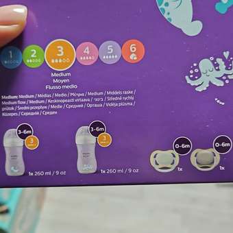 Набор для кормления Philips Avent Natural 260 мл 6 шт.: отзыв пользователя Детский Мир