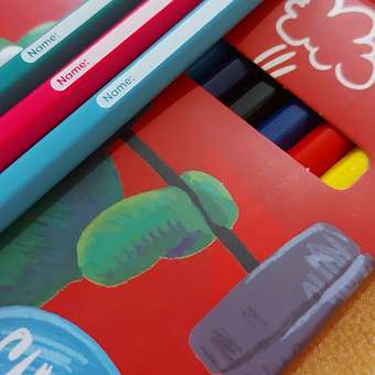 Карандаши цветные ErichKrause 18 шт.: отзыв пользователя Детский Мир