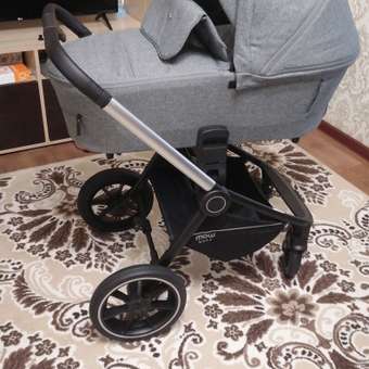 Коляска 2в1 MOWbaby Zoom 2в1, silver grey серый: отзыв пользователя Детский Мир