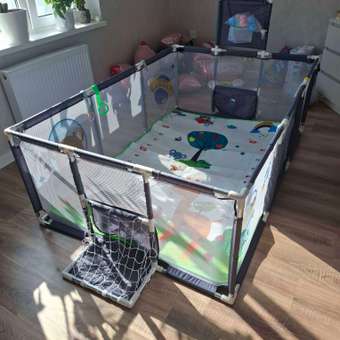 Манеж CINLANKIDS серый: отзыв пользователя Детский Мир