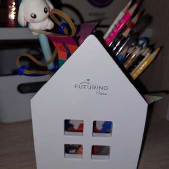 Подставка канцелярская FUTURINO Home Домик: отзыв пользователя ДетМир