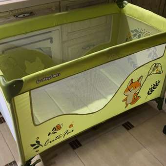 Манеж Babyton Play box Green: отзыв пользователя ДетМир