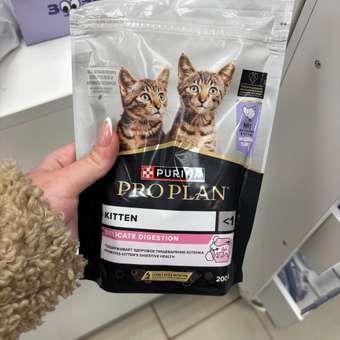 Корм сухой для котят PRO PLAN DELICATE DIGESTION 200г с индейкой: отзыв пользователя. Зоомагазин Зоозавр