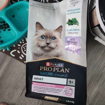 Корм сухой для кошек PRO PLAN Nature Elements DELICATE DIGESTION 1.4 кг с индейкой: отзыв пользователя. Зоомагазин Зоозавр