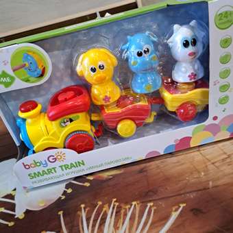 Игрушка BabyGo Поезд с животными: отзыв пользователя Детский Мир