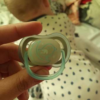 Пустышка Philips Avent силикон от 6 мес. 2 шт.: отзыв пользователя ДетМир