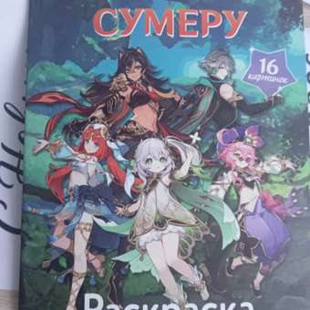 Раскраска в стиле Genshin Impact Сумеру: отзыв пользователя Детский Мир