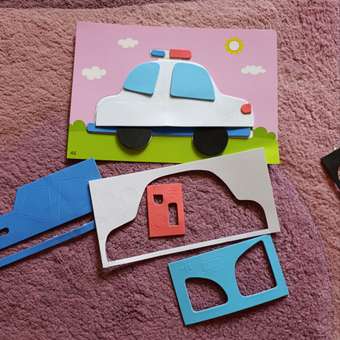 Набор для творчества TrendToys с раскрасками Объемная аппликация: отзыв пользователя Детский Мир