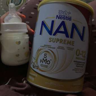 Смесь сухая NAN Supreme молочная 0-12 мес 800 г: отзыв пользователя Детский Мир