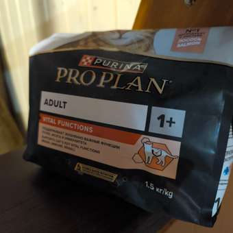 Корм сухой для кошек PRO PLAN VITAL FUNCTIONS 1.5 кг с лососем: отзыв пользователя. Зоомагазин Зоозавр
