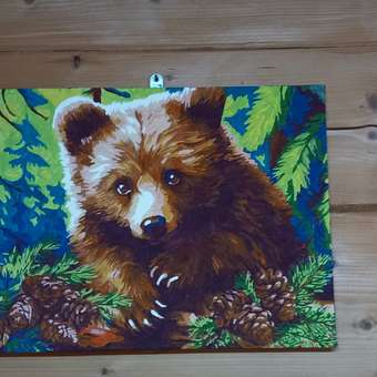 Картина по номерам Attivio Мишка: отзыв пользователя Детский Мир