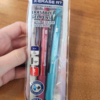 Ручка со стираемыми чернилами Brauberg 3 шт.: отзыв пользователя Детский Мир