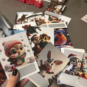 Набор открыток Марусяпуся скретч задания: отзыв пользователя Детский Мир