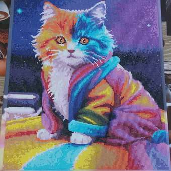 Алмазная мозаика Art sensation Котенок в ассортименте: отзыв пользователя Детский Мир