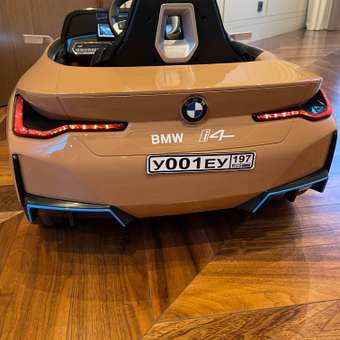 Электромобиль TOYLAND BMW I4, колеса EVA, С пультом ДУ: отзыв пользователя Детский Мир