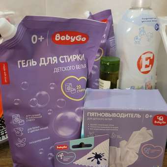 Гель для стирки детского белья Baby Go 1л с 0 месяцев: отзыв пользователя ДетМир