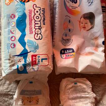 Трусики Joonies Premium Soft L (9-14 кг) 44 шт.: отзыв пользователя ДетМир