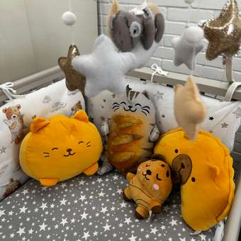 Мягкая игрушка Snuggles Bakery котик Кот-плюшка: отзыв пользователя Детский Мир