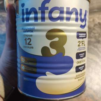 Сухой молочный напиток Infany 3 для питания детей с 12 месяцев 350г: отзыв пользователя Детский Мир