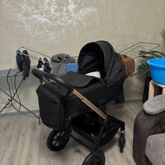 Коляска 2в1 MOWbaby Zoom air 2в1, gold black черный: отзыв пользователя Детский Мир