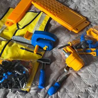 Игрушка Give Creative набор инструментов с верстаком 90 предм.: отзыв пользователя Детский Мир