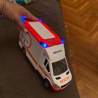 Машинка Mobicaro 1:14 Скорая: отзыв пользователя Детский Мир