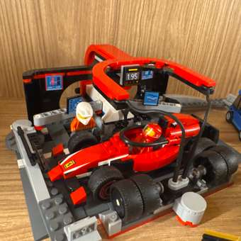 Конструктор LEGO City Формула 1 Питстоп Ferrari Car 322 дет.: отзыв пользователя Детский Мир