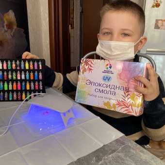 Набор для творчества Планета творчества эпоксидная смола: отзыв пользователя Детский Мир