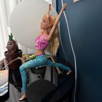 Кукла модельная Barbie Made to move Йога: отзыв пользователя ДетМир