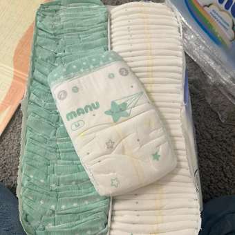 Подгузники MANU Premium M (6-11 кг) 164 шт.: отзыв пользователя ДетМир