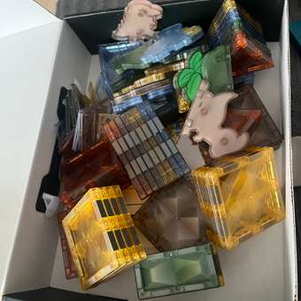 Конструктор Attivio Рай для динозавров магнитный 91 дет.: отзыв пользователя Детский Мир