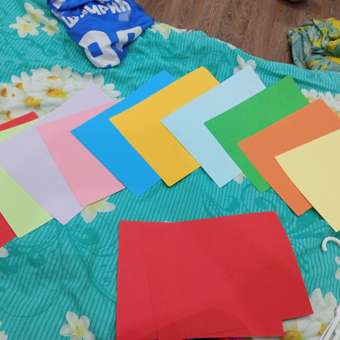 Цветная бумага Munaby 50 лист.: отзыв пользователя Детский Мир