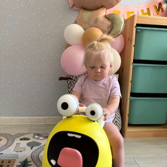 Каталка BabyGo Гусеница желтый: отзыв пользователя ДетМир