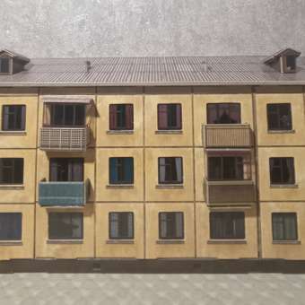 Сборная модель Умная бумага Хрущевка: отзыв пользователя Детский Мир