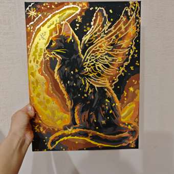 Картина по номерам Attivio Кот в ночи: отзыв пользователя Детский Мир