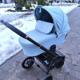 Коляска 2в1 MOWbaby Zoom light 2в1, green tea серый: отзыв пользователя Детский Мир