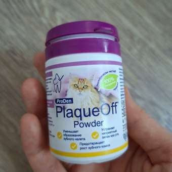 Средство для кошек PlaqueOff для профилактики зубного камня 40г: отзыв пользователя. Зоомагазин Зоозавр