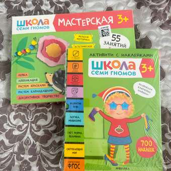 Набор для творчества Школа Семи Гномов Мастерская 3+. 5 альбомов в футляре: отзыв пользователя Детский Мир