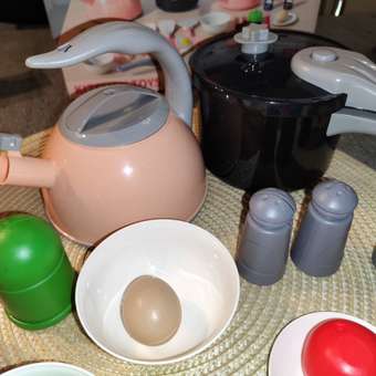 Игрушка TrendToys посуда, продукты, чайник 32 предм.: отзыв пользователя Детский Мир