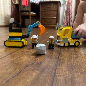 Конструктор LEGO DUPLO Грузовик и экскаватор: отзыв пользователя Детский Мир