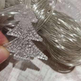 Светодиодная гирлянда Uniglodis Ёлочки 5 м: отзыв пользователя Детский Мир