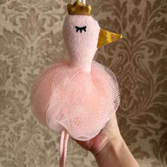 Мочалка FUTURINO Home Фламинго: отзыв пользователя Детский Мир