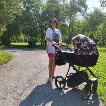 Коляска 3в1 Adamex Porto Flowers: отзыв пользователя Детский Мир