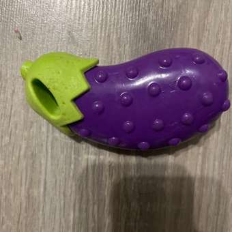 Игрушка для собак Barbaks Баклажан пищит TPR 11см: отзыв пользователя. Зоомагазин Зоозавр