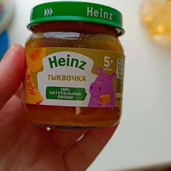 Пюре Heinz Тыква с 5 мес 80 г: отзыв пользователя ДетМир