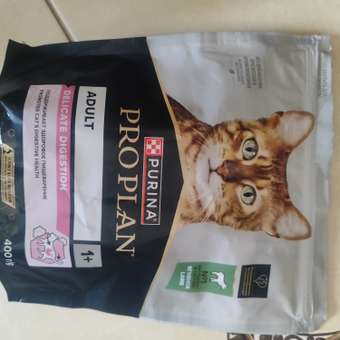 Корм сухой для кошек PRO PLAN DELICATE DIGESTION 400г с ягненком: отзыв пользователя. Зоомагазин Зоозавр