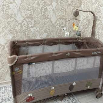 Манеж кровать Babyton Dreamy Brown коричневый: отзыв пользователя Детский Мир