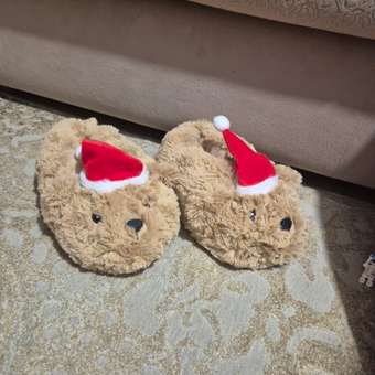 Новогодние тапочки FUTURINO Home Медвежата: отзыв пользователя Детский Мир